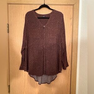 Torrid Cheetah Print Blouse